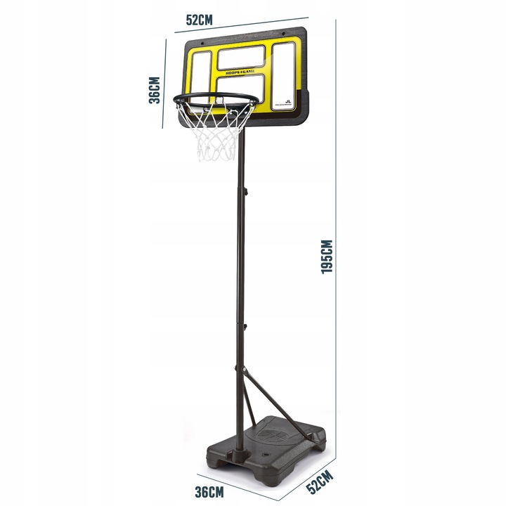 Matadi Baschet Reglabil 195cm cu Minge Inclusă - imagine 4