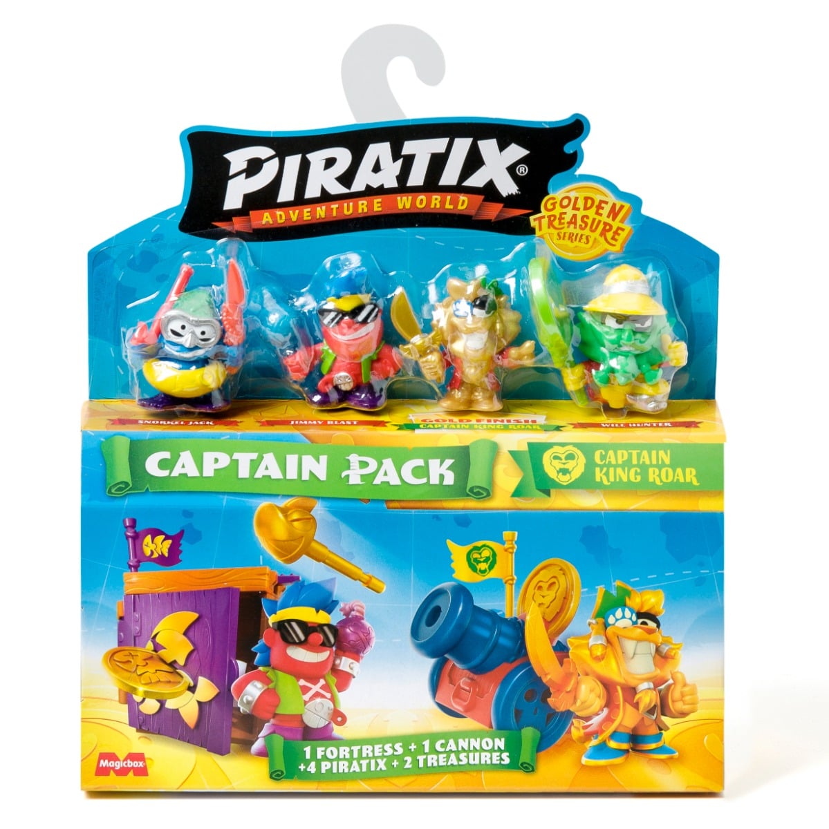 Set 4 Figurine Piratix Captain King Roar