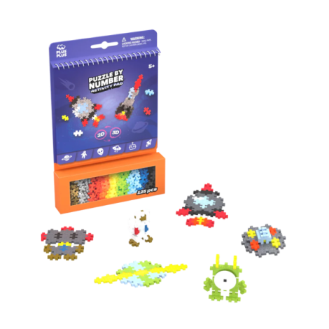Plus-Plus Space 125 piese - Set construcții spațiale