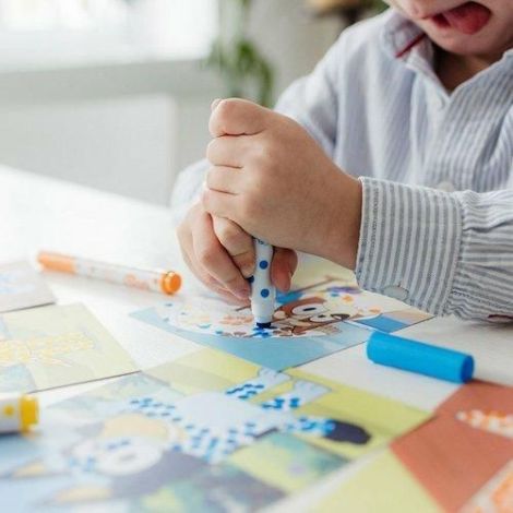 Set Creativ Bluey cu Markere Rotunde | Totum - imagine 3