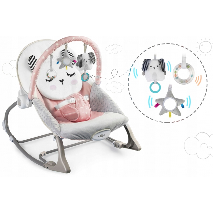 Balansoar Panda Ricokids cu Vibrații - imagine 3