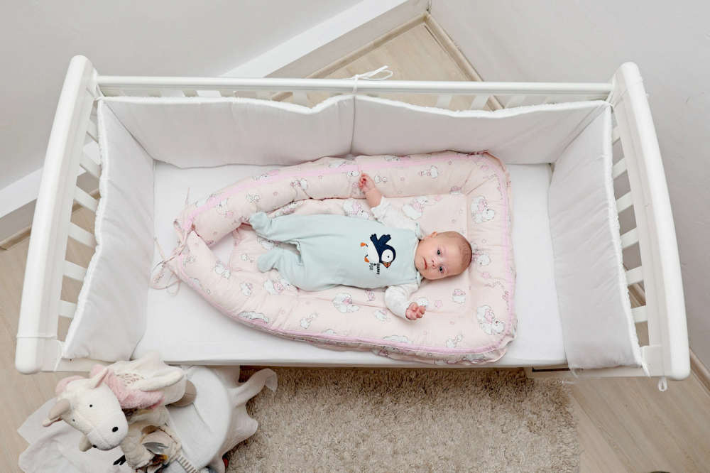 Baby Nest Ursuletul Martinica Roz | Dormit Sigur 100x60 cm - imagine 5