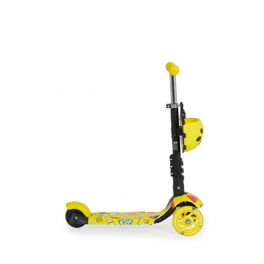 Trotineta 3in1 Moni Lollipop cu luminite - imagine 8