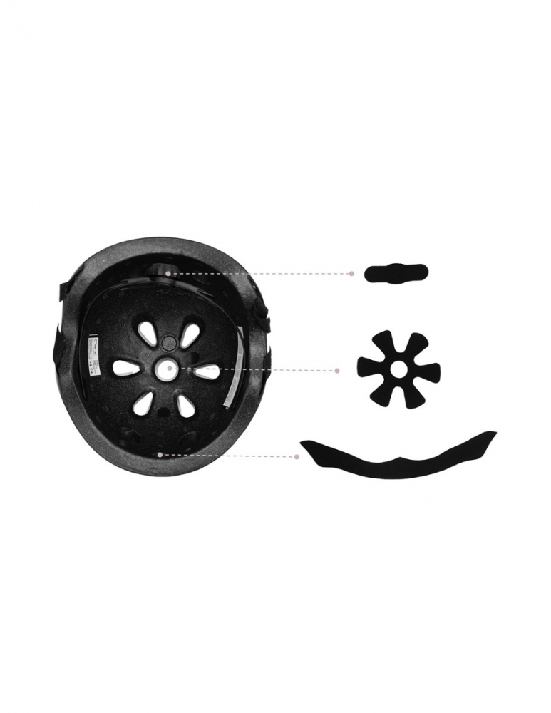 Casca Bicicleta Copii Momi Negru Mat - imagine 3
