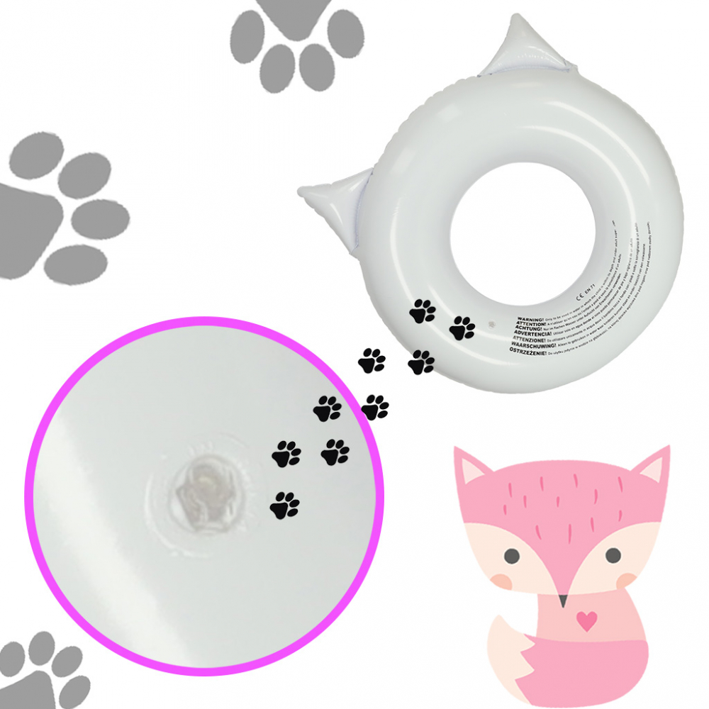 Colac Gonflabil Copii 80 cm Vulpe Ikonka - imagine 3