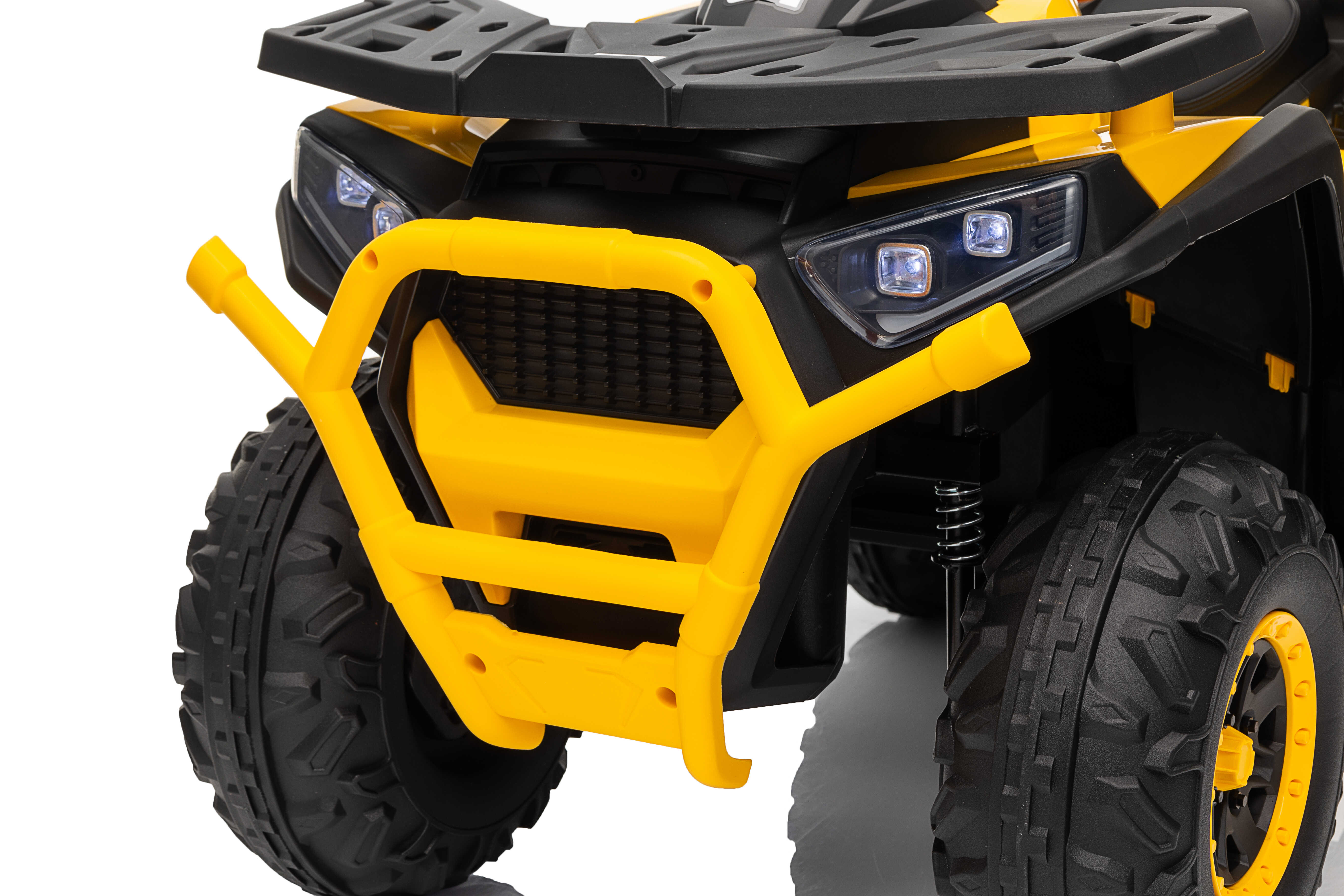 ATV electric pentru copii Mini Desert 12V 4x4 Galben, telecomanda parentala, Bluetooth - Autokids.ro - imagine 11