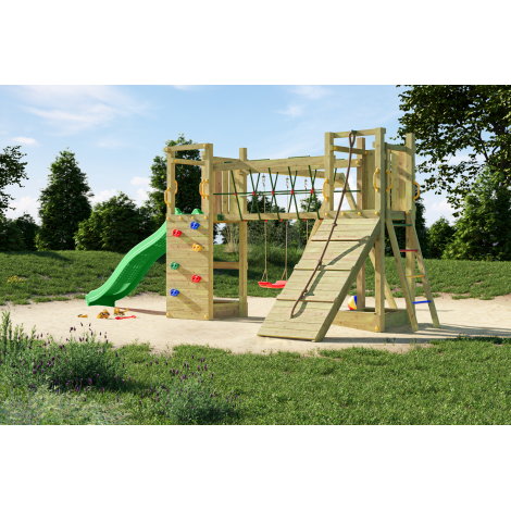 Complex Joacă Fungoo cu 2 Turnuri și Pod - imagine 4