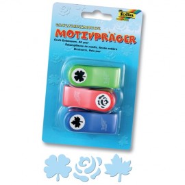 Aparat Embosare Trifoi Folia Paper - Set 3 Buc