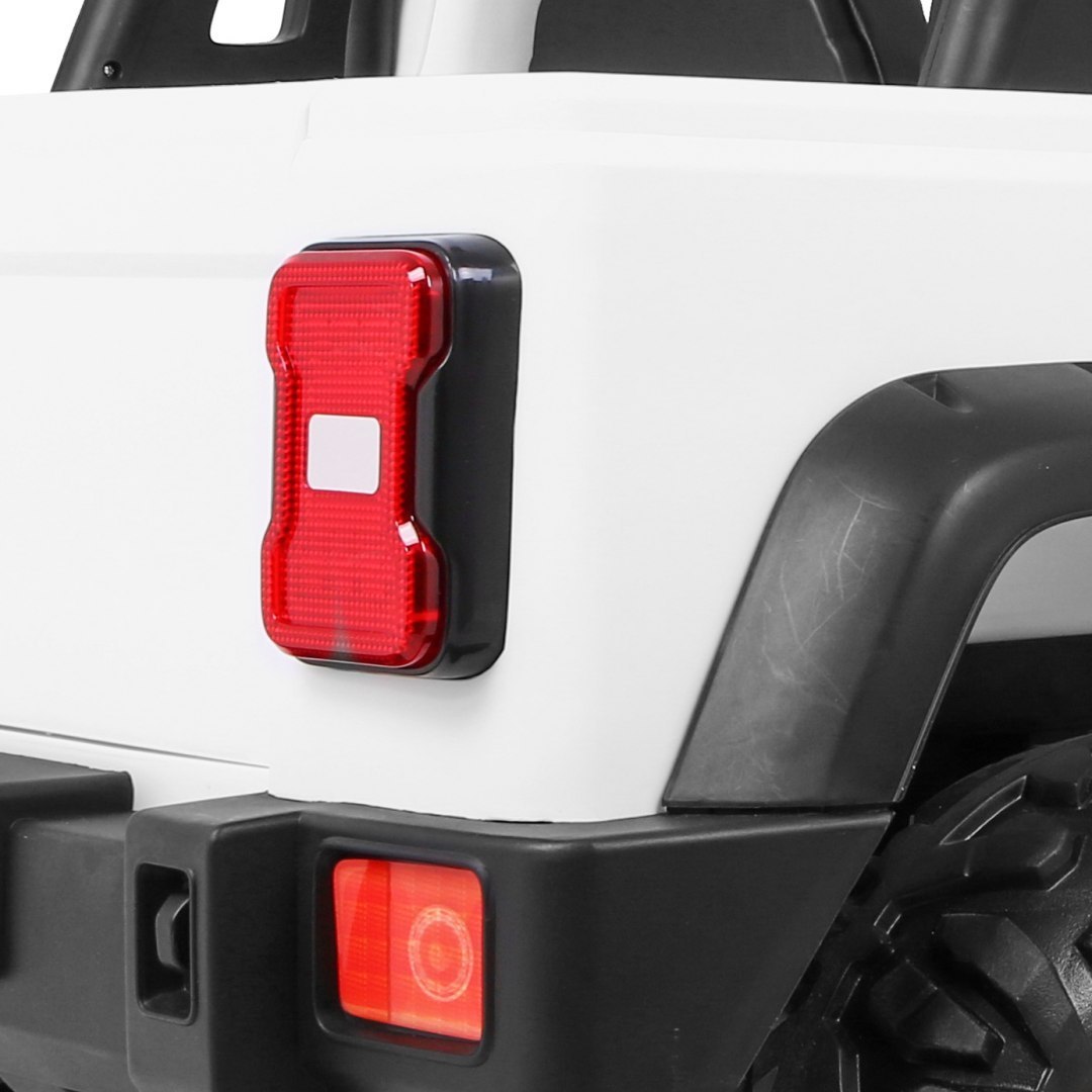 Masinuta Electrica 4x4 2 Locuri Alb | Autokids.ro - imagine 13