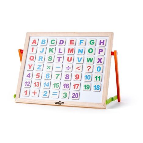Tabla Magnetică Woodyland Litere și Cifre