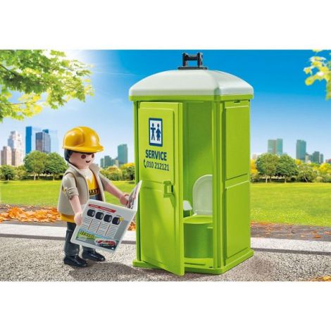 Playmobil Toaleta Mobilă - Jucarie Educativă - imagine 3