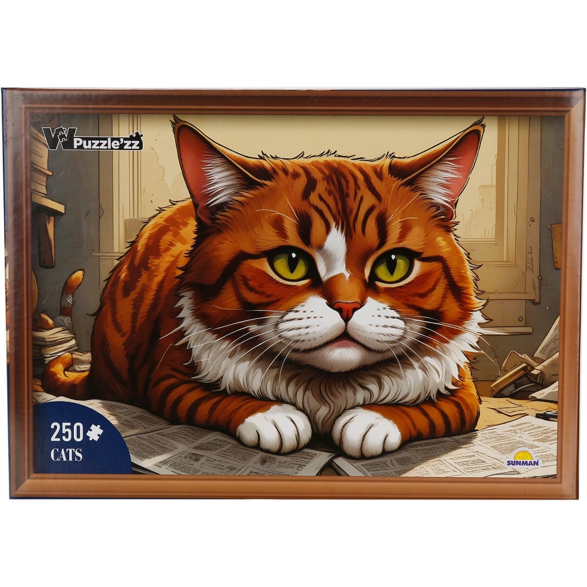 Puzzle Pisicuta 250 piese Witty Puzzlezz Educativ