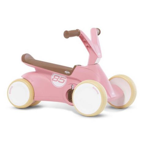 Kart BERG GO 2 Retro Roz | 2-în-1 Rider și Pedalier