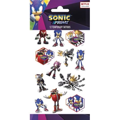 Tatuaje Copii Sonic Prime | Funny Products