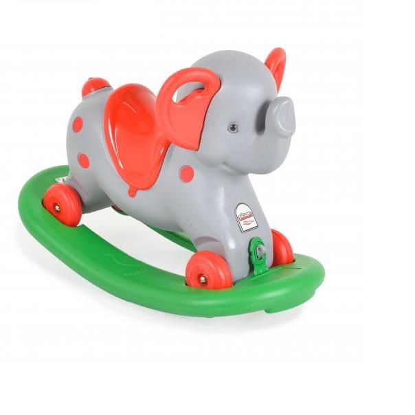 Balansoar Elefant Pilsan 2 in 1, Gri - imagine 5