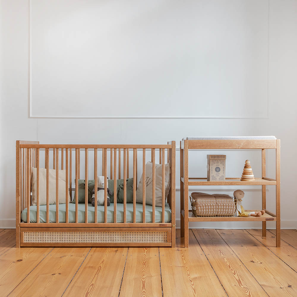 Patut Woodies Safe Dreams 120x60 Boho cu Sertar