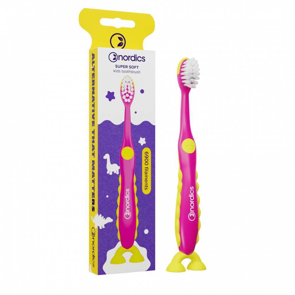 Periuță Nordics Super Moale 6090 Filamente Roz