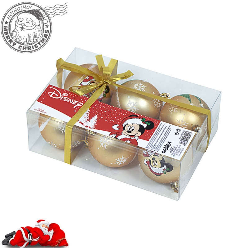 Set 6 Globuri Brad Disney Mickey Mouse