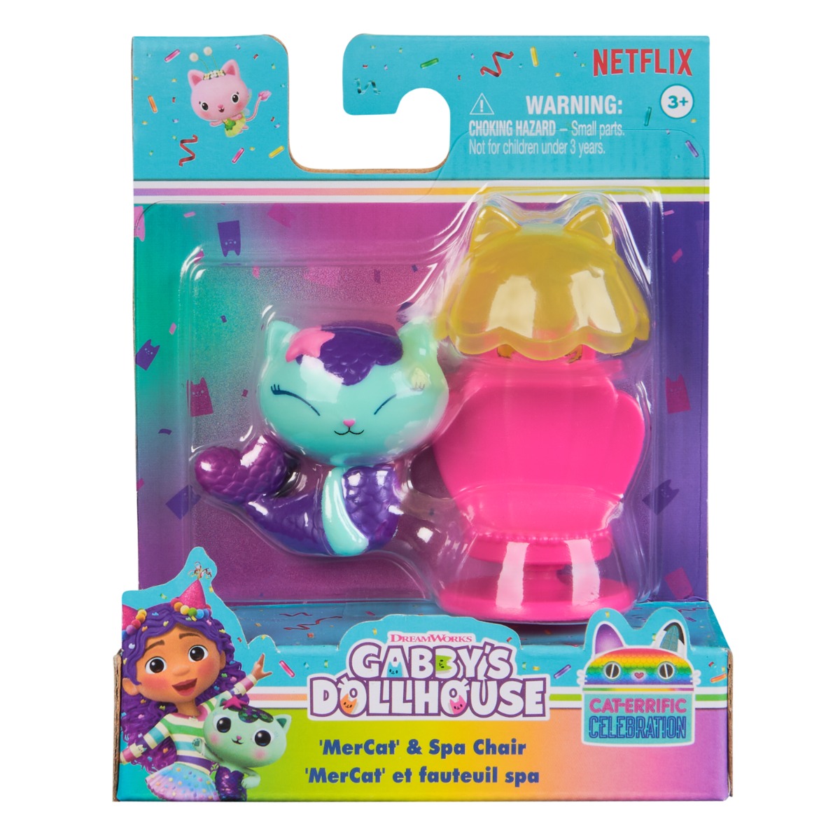 Set MerCat Gabby's Dollhouse Figurină + Scaun Spa