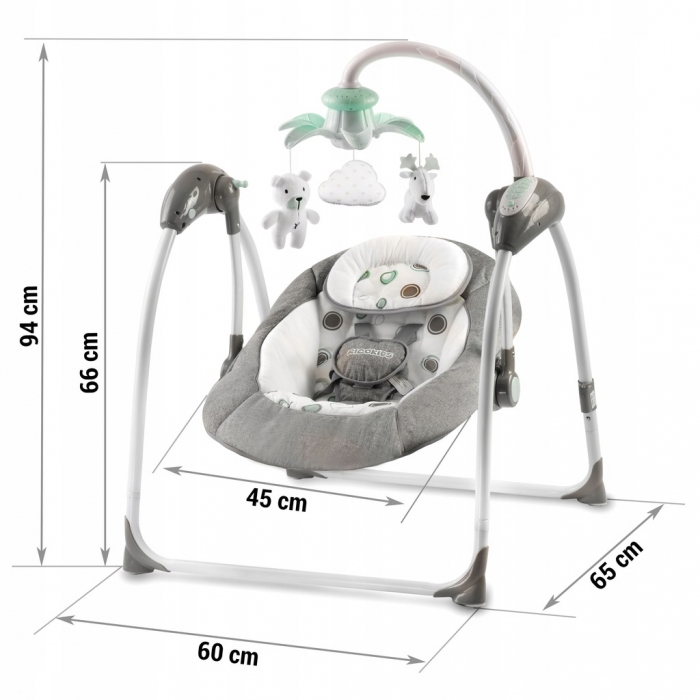 Leagan Electric Ricokids cu Proiector si Muzica - imagine 9