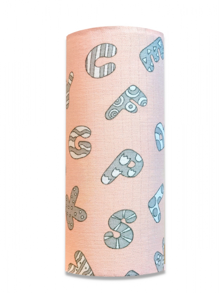 Scutec Muselina Egakids Pink Alphabet 70x80cm