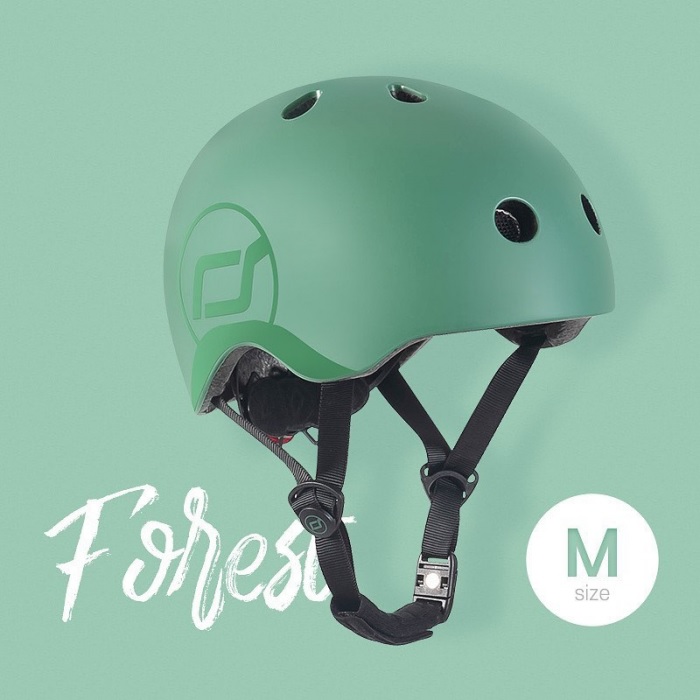 Casca Scoot and Ride Forest cu LED, S-M - imagine 3