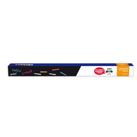 Folie Tablă Neagră Playbox cu Set Cretă Colorată - imagine 2
