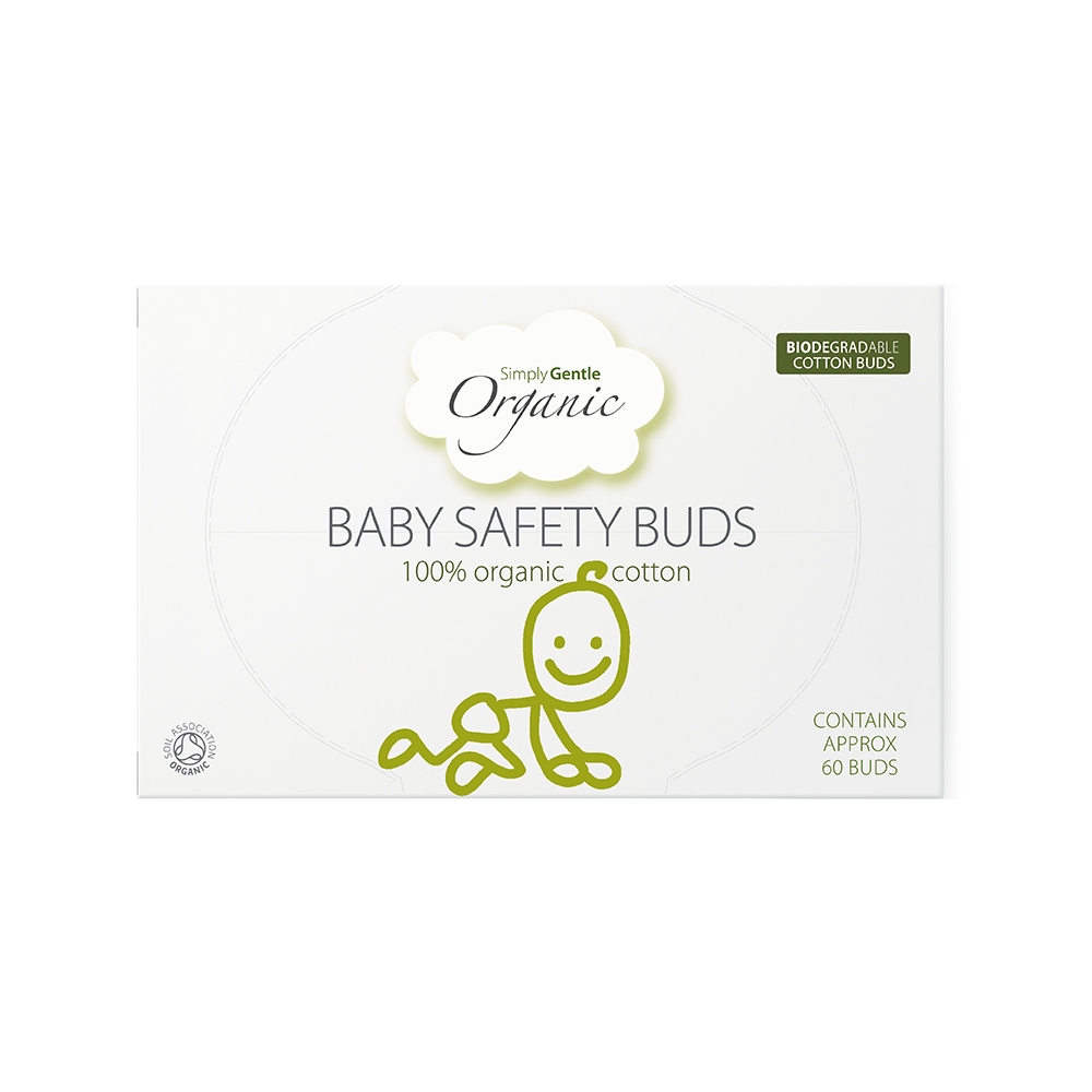 Betisoare urechi organic Simply Gentle 60buc - imagine 2