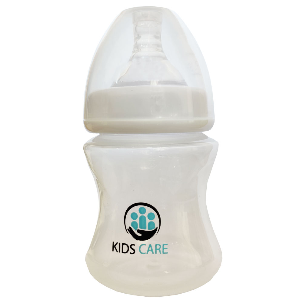 Biberon Natural Kidscare 130ml cu Tetină Silicon - imagine 2