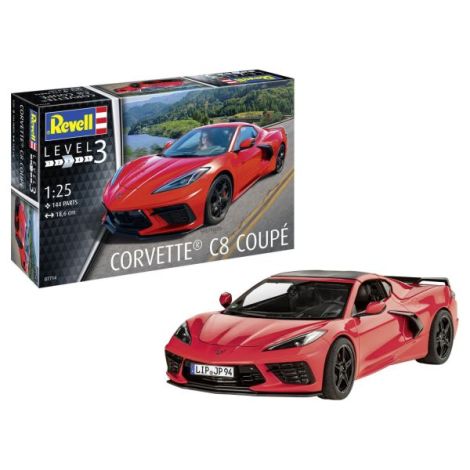 Set Machietă Revell Corvette C8 Coupé | Model Detaliat