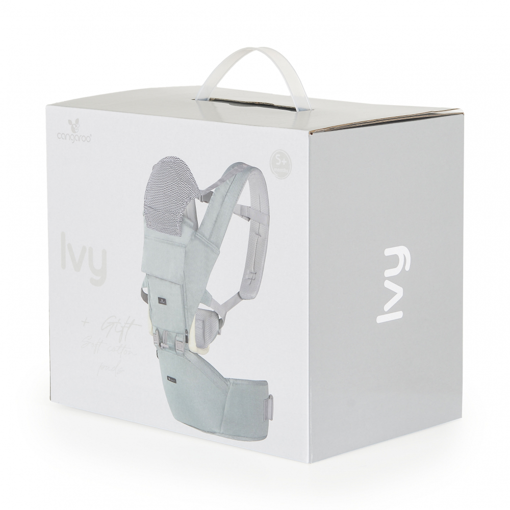 Marsupiu Cangaroo Ivy Green ergonomic 279 lei - imagine 2