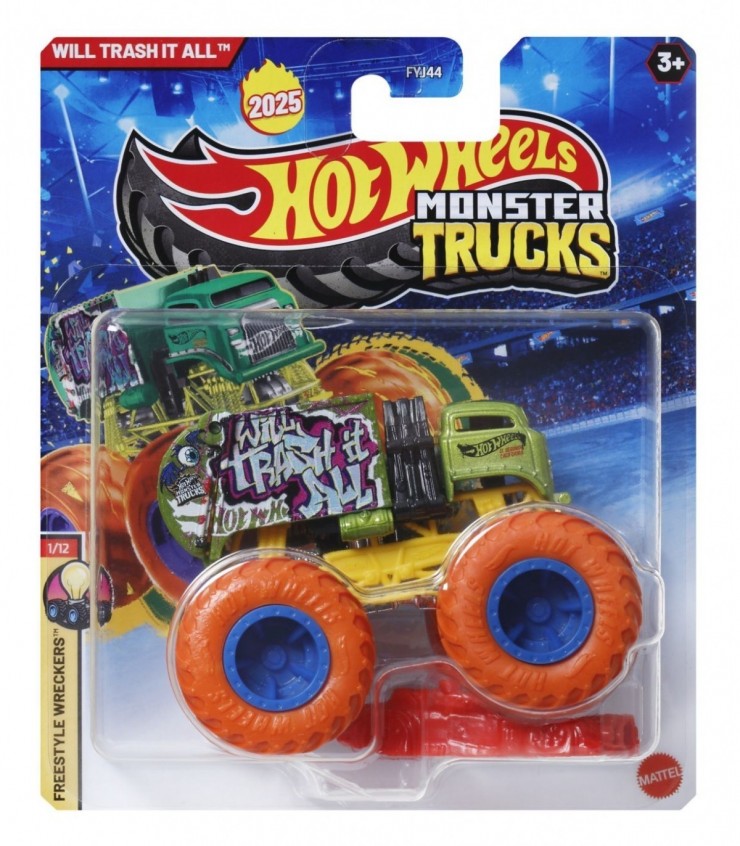 Masiniță Hot Wheels Monster Truck, Acțiune Garantată