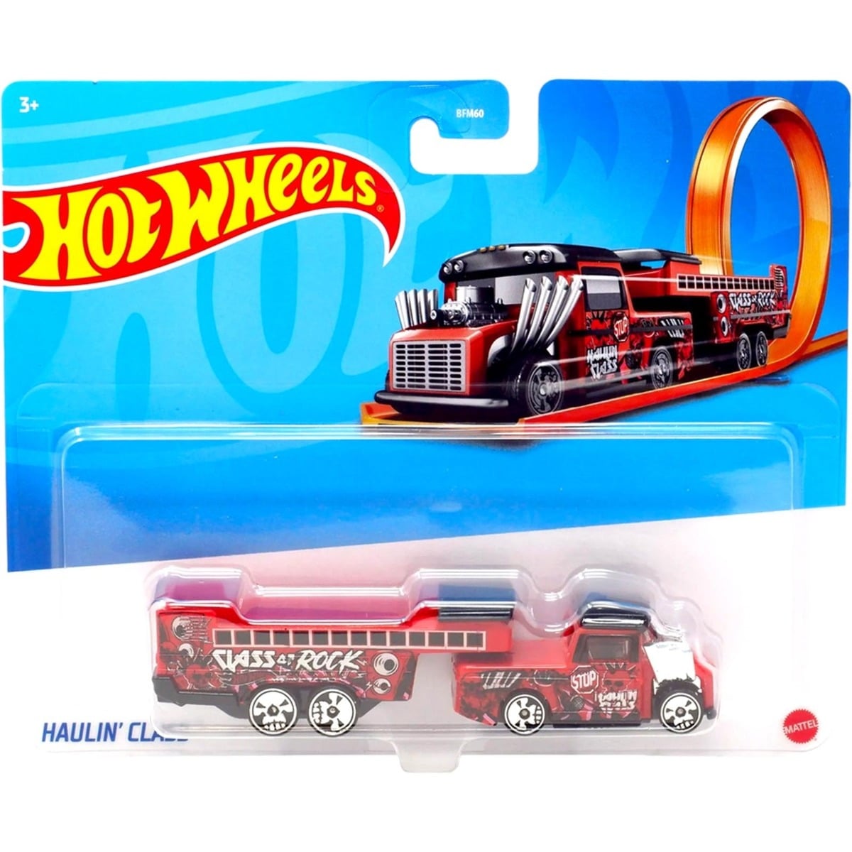 Hot Wheels Track Fleet Camion cu Remorcă