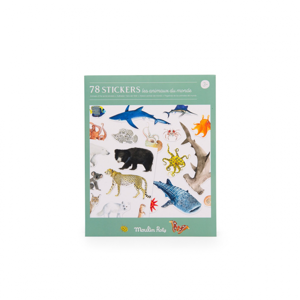 Abtibilduri Repozitionabile Animale, Moulin Roty