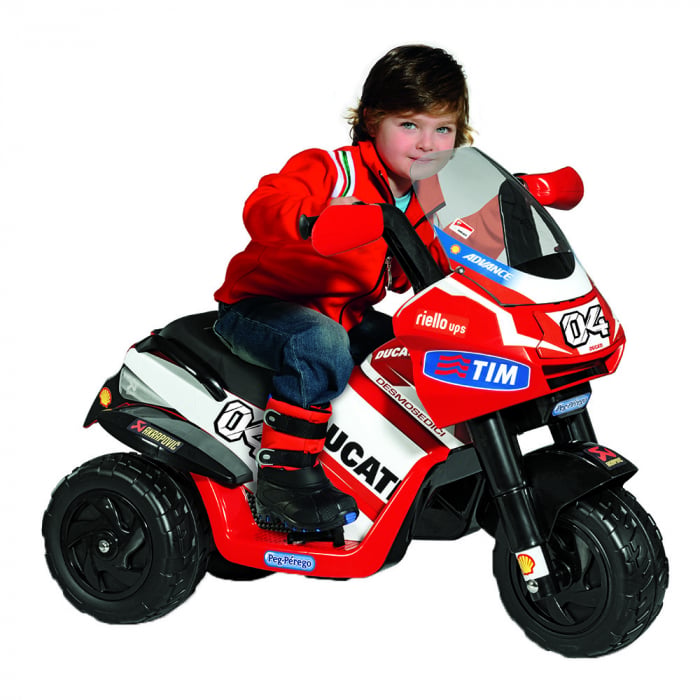 Motocicleta Electrică Ducati Peg Perego 2 Ani+