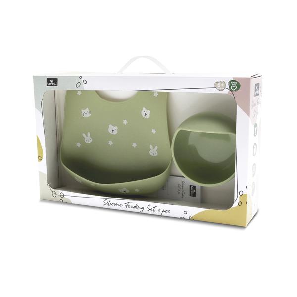 Lorelli Set Hranire Silicon cu Vacuum - 6luni+ - imagine 2