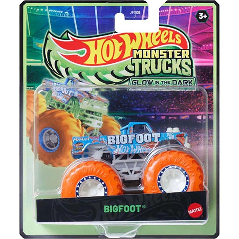 Hot Wheels BigFoot Monster Truck Glow In The Dark