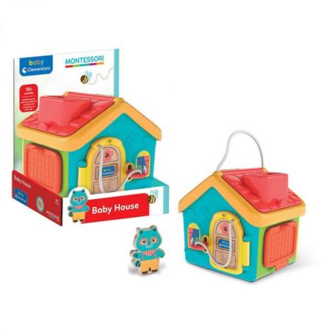Clementoni Casuta Montessori Busy Board Educativ 18m+ - imagine 2