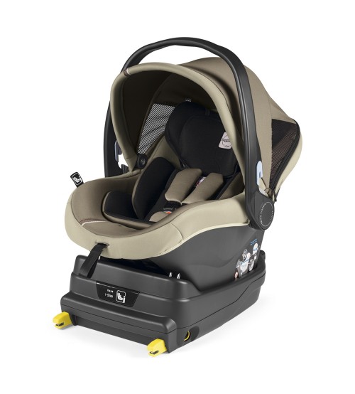 Scaun Auto Peg Perego i-Size + Bază Beige