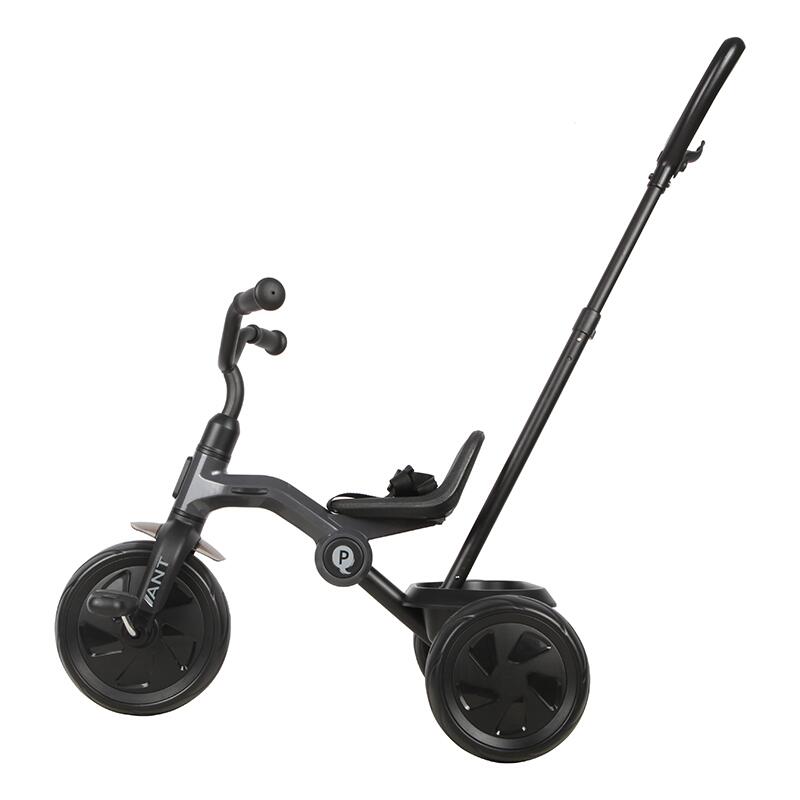 Tricicleta Qplay Ant Plus Gri, Pliabilă, Cos Jucării