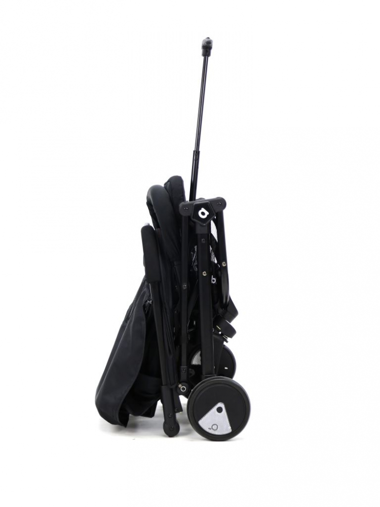 Carucior Asalvo Modul Troller, Negru-Rosu, Pliabil Compact - imagine 2