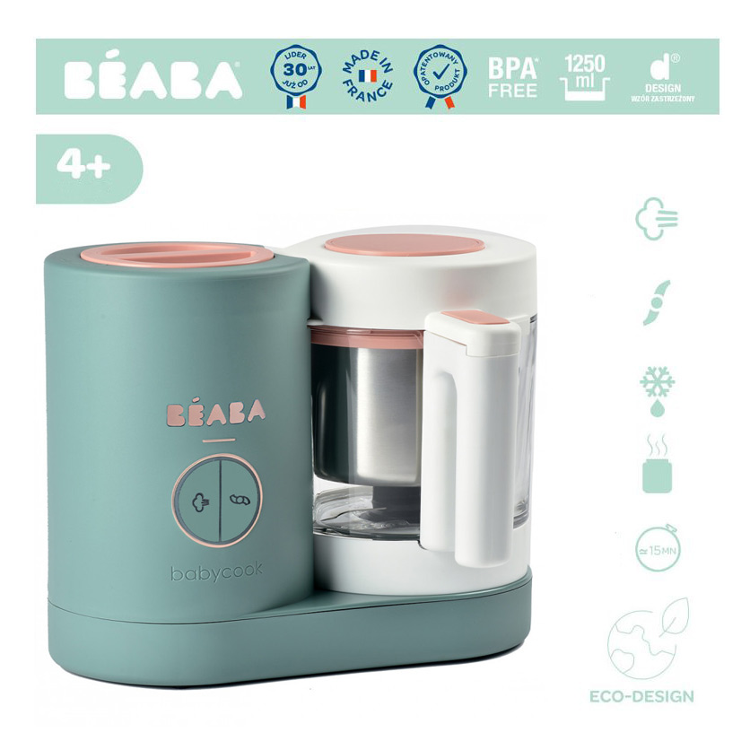 Robot Babycook Neo Eucalyptus Beaba | Mâncare Sănătoasă - imagine 4