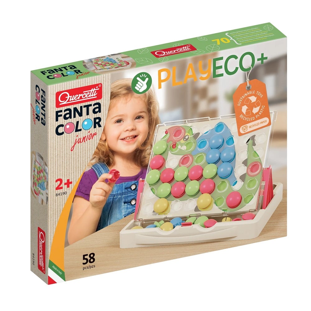 Quercetti Fantacolor Junior Eco | Joc Creativ Ecologic