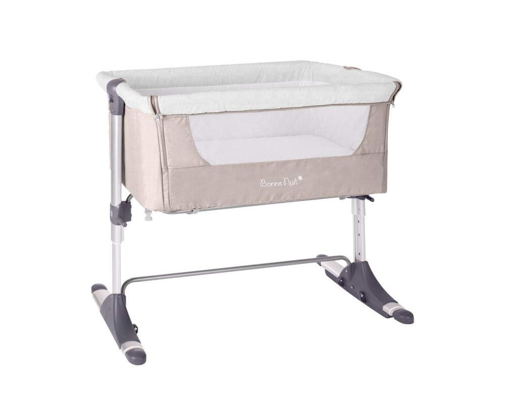 Patut Co-Sleeper KikkaBoo Bonne Nuit Beige, Reglabil