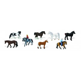 Tub 8 Figurine Cai și Călăreți Safari Ltd - imagine 3