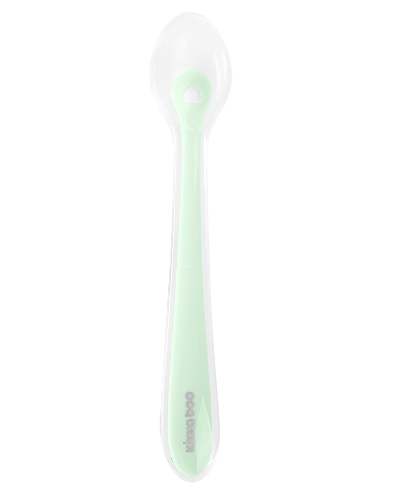 Linguriță Silicon KikkaBoo Mint, Ergonomică - imagine 3
