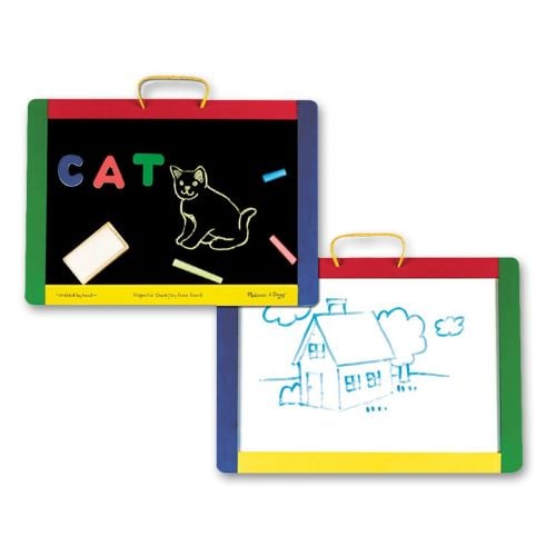 Tablă magnetică Melissa & Doug, 2 fețe, creativitate