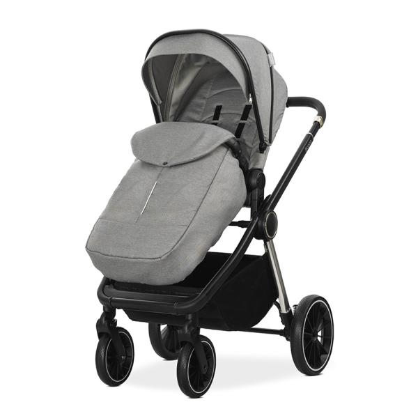 Carucior 2 in 1 Lorelli Bianca Grey - Sistem Complet - imagine 2