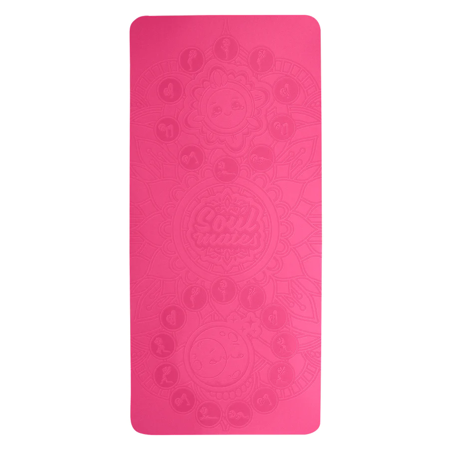 Saltea Yoga Copii Soul Mates Roz Ecologica - imagine 8