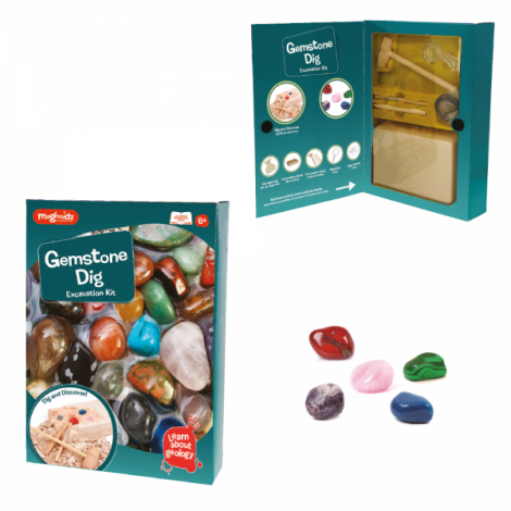 Kit Geologic Pietre Pretioase Keycraft - Descoperă
